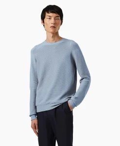 Alpha Tauri Sweater Fosop Licht Blauw*Heren Truien