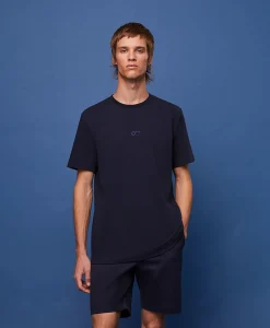 Alpha Tauri T-Shirt Korte Mouw Ata Janso Blauw*Heren T-Shirts