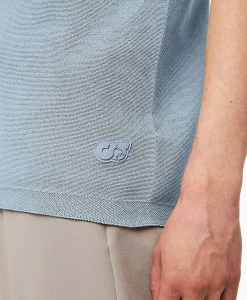 Alpha Tauri T-Shirt Korte Mouw Fosos Licht Blauw*Heren T-Shirts