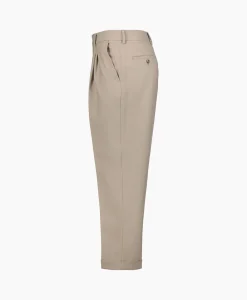 Ami Paris Broek Carott Fit Taupe*Heren Broeken