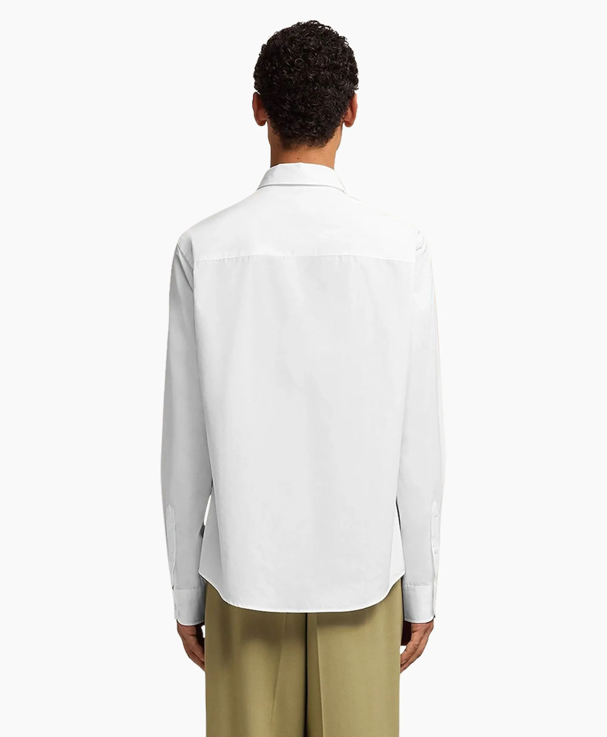 Ami Paris Overhemd Classic Off White*Heren Overhemden