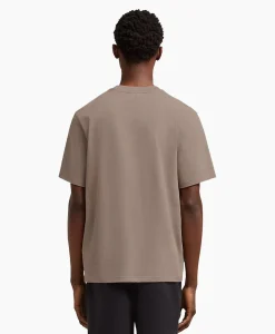 Ami Paris T-Shirt Korte Mouw Adc Taupe*Heren T-Shirts