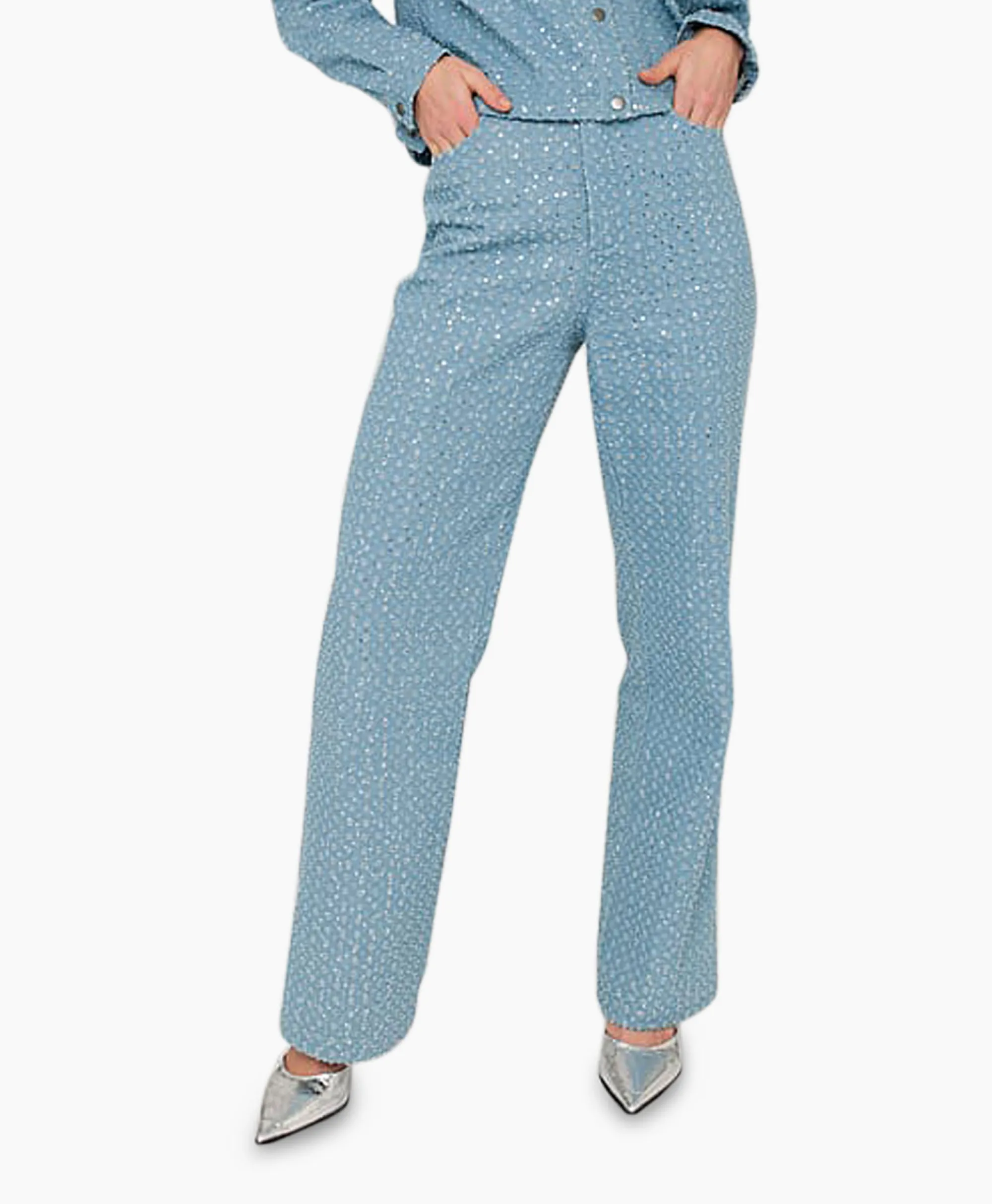 Anna Van Toor Jeans 17A02-03178A Blauw*Dames Broeken