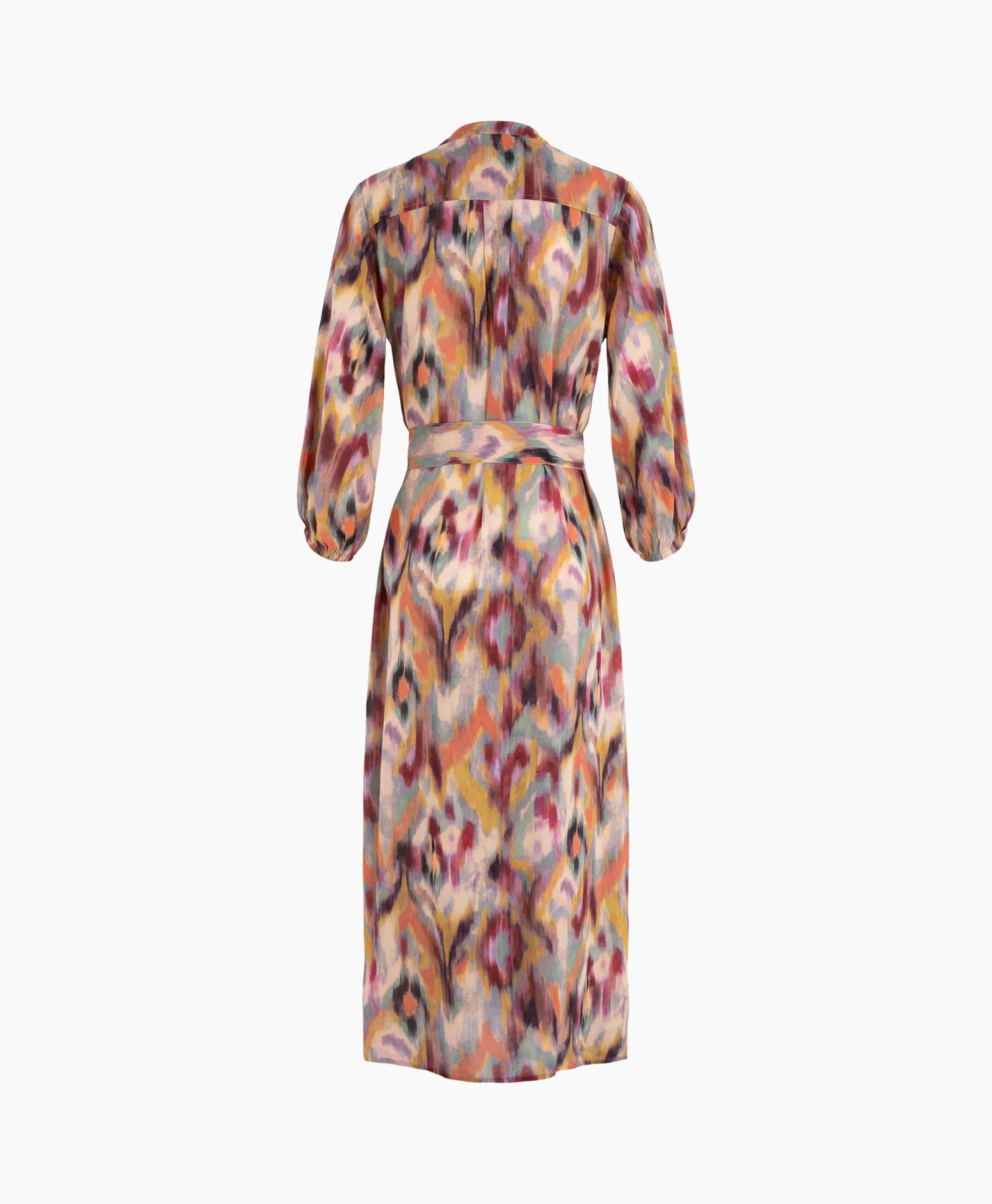 Anna Van Toor Jurk 26A06-03658 Zand*Dames Jurken