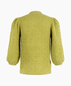 Anna Van Toor Pullover 34A09-02850 Groen*Dames Truien