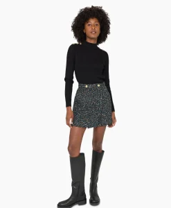 Anna Van Toor Rok 26A03-02650 Zwart*Dames Rokken