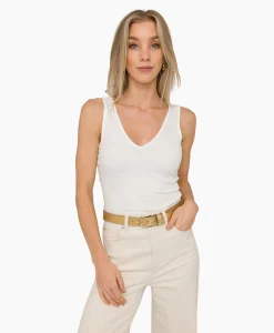 Anna Van Toor T-Shirt 08A04-03660 Off White*Dames T-Shirts & Tops