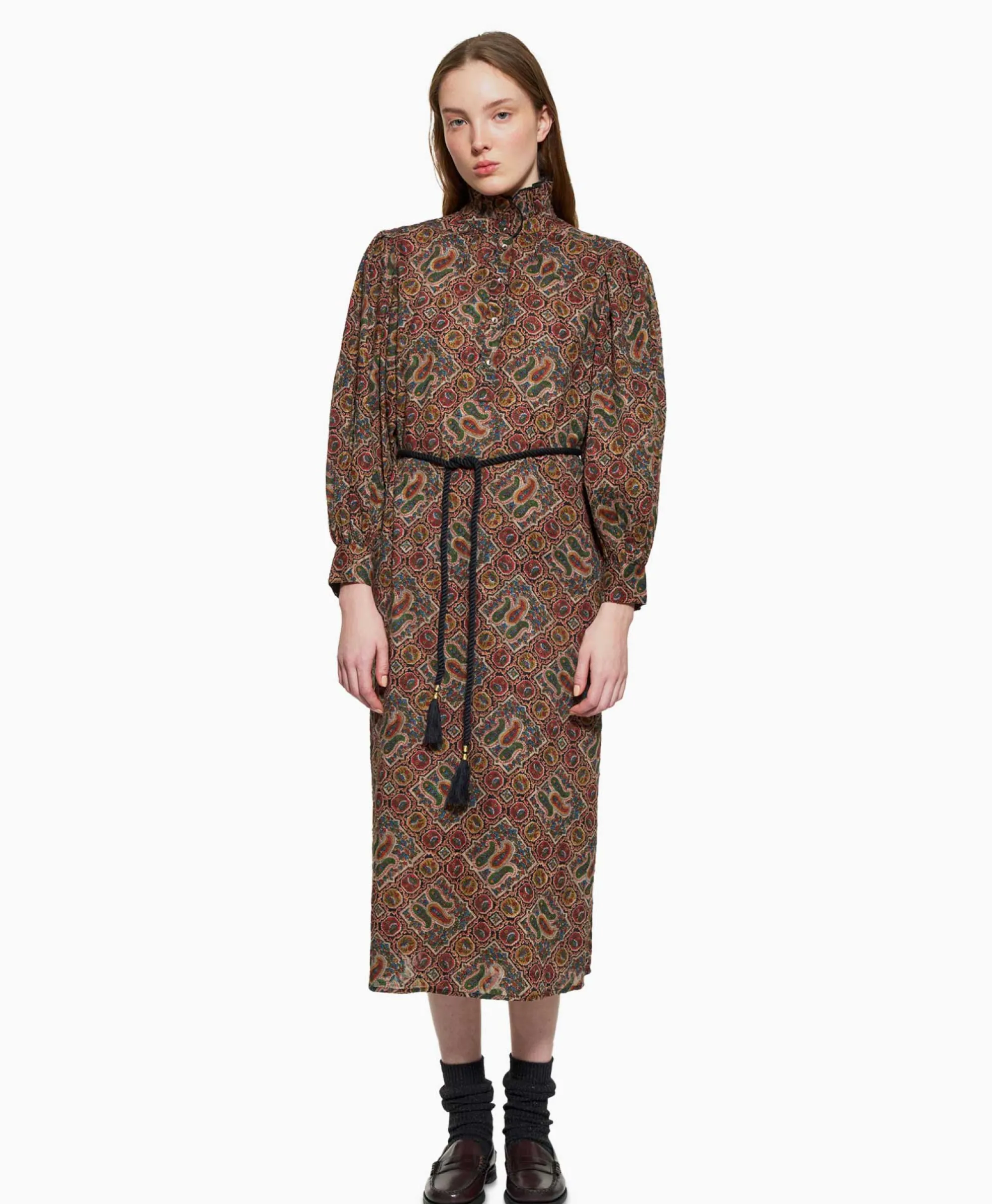 Antik Batik Maxi Jurk Zina Long Dress Diversen*Dames Jurken