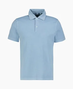 Aspesi Polo Mod.Ay15 Licht Blauw*Heren Polo's