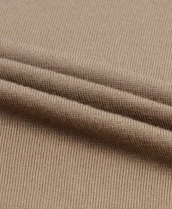 Aurelien Pullover Buttonless Polo L Taupe*Heren Truien