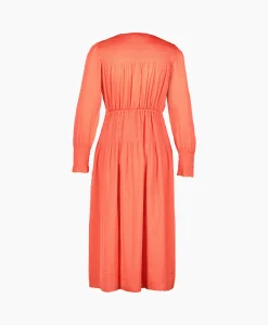 Ba&sh Ba&Sh Midi Jurk Koll Rood*Dames Jurken