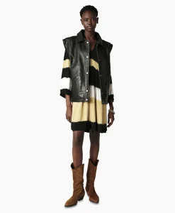 Ba&sh Ba&Sh Mini Jurk Vlada Geel*Dames Jurken