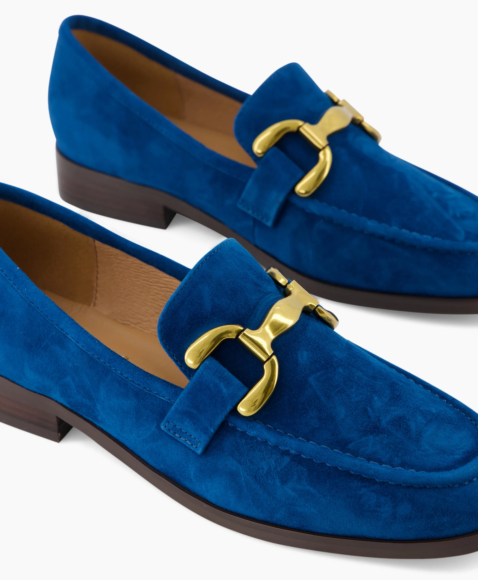 Bibi Lou Loafer Suede Blauw*Dames Instappers