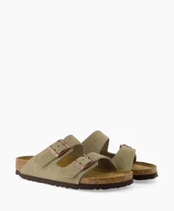 Birkenstock Sandaal Zonder Hak Arizona Sfb Taupe*Dames Sandalen