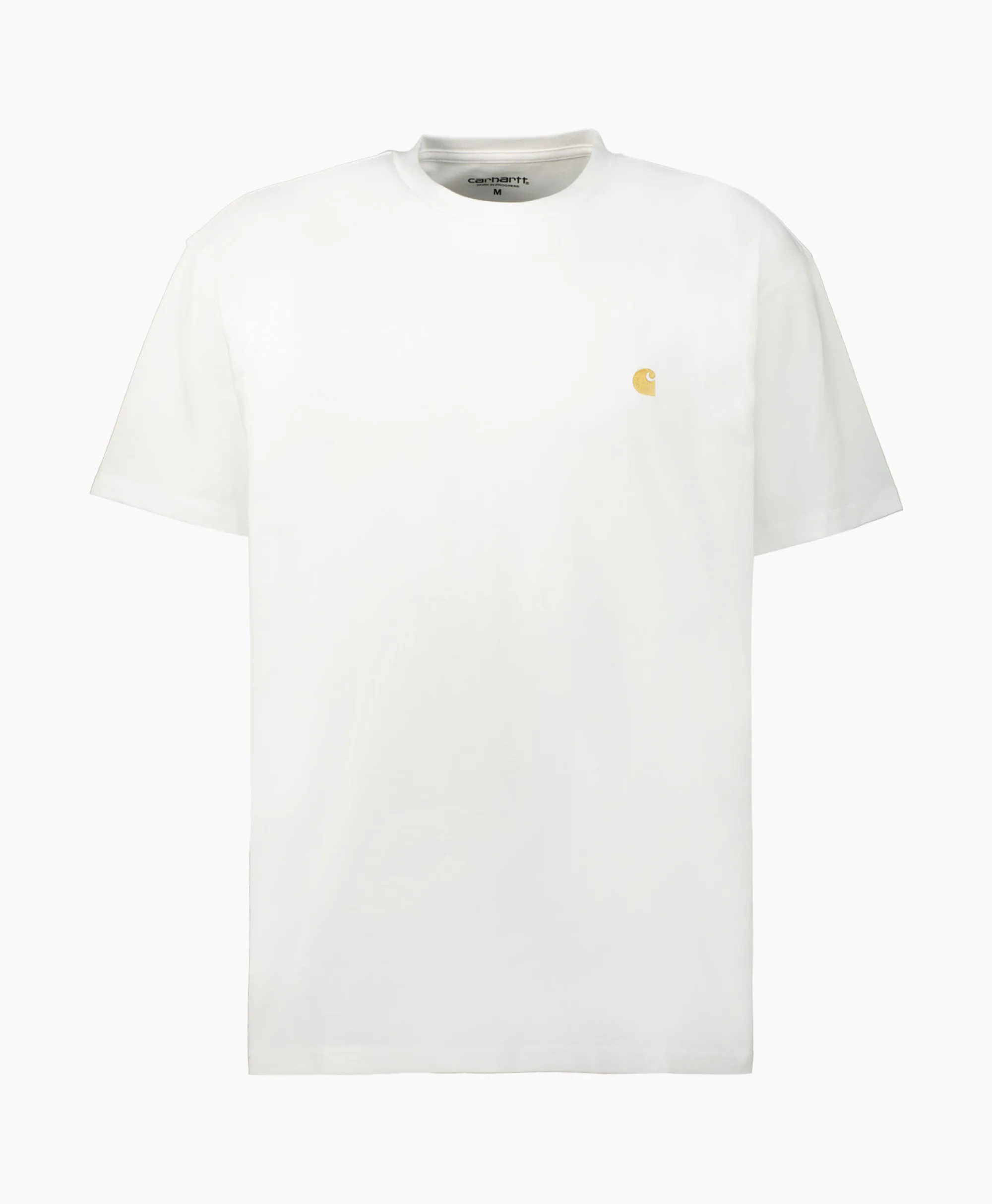 Carhartt Wip T-Shirt S/S Chase Cotton Wit*Heren T-Shirts