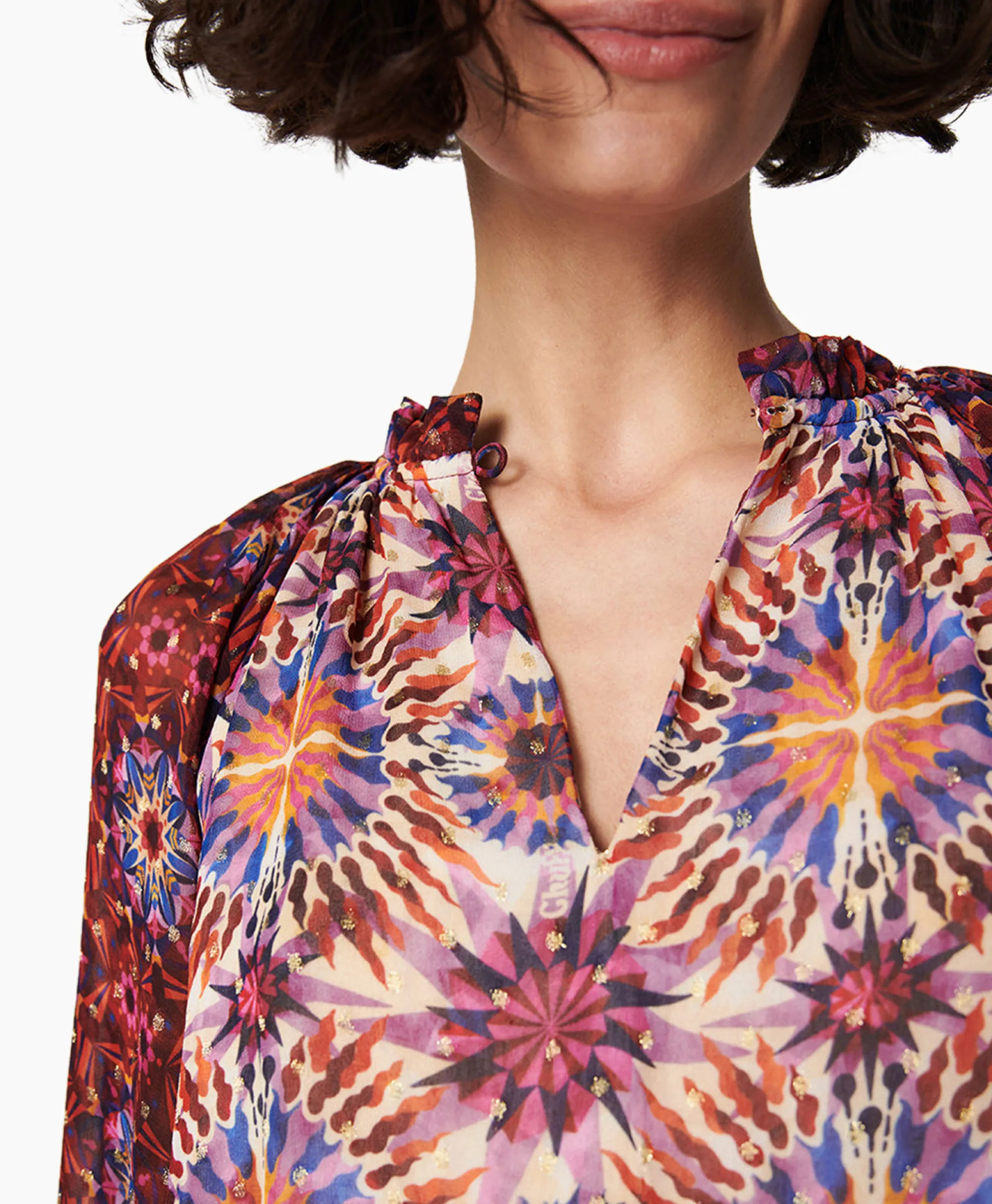 Chufy Blouse Lena Bordeaux*Dames Blouses