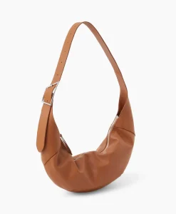 Closed Schouder / Hand Tas Half Moon M Bruin*Dames Tassen