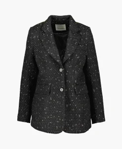 Co'couture Co'Couture Blazer Mitzicc Boucle Zwart*Dames Blazers