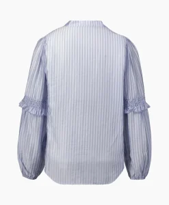 Co'couture Co'Couture Blouse Sami Stripe Licht Blauw*Dames Blouses