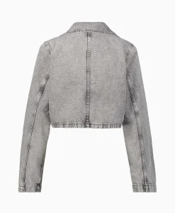 Co'couture Co'Couture Jack Vika Crop Grijs*Dames Jassen