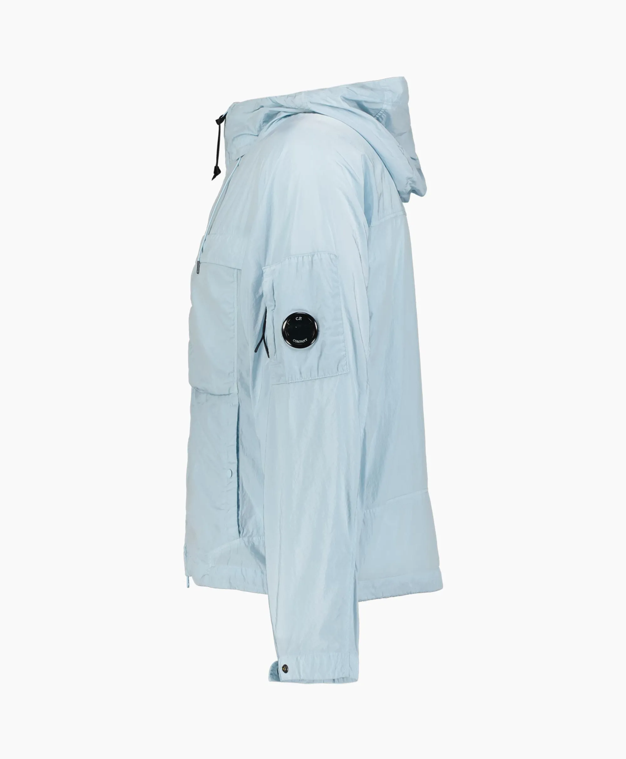 Cp Company Jack Chrome R Hooded Licht Blauw*Heren Jassen