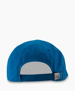 Cp Company Pet Chrome R Logo Blauw*Heren Petten