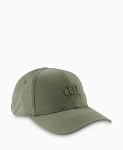 Cp Company Pet Chrome R Logo Groen*Heren Petten