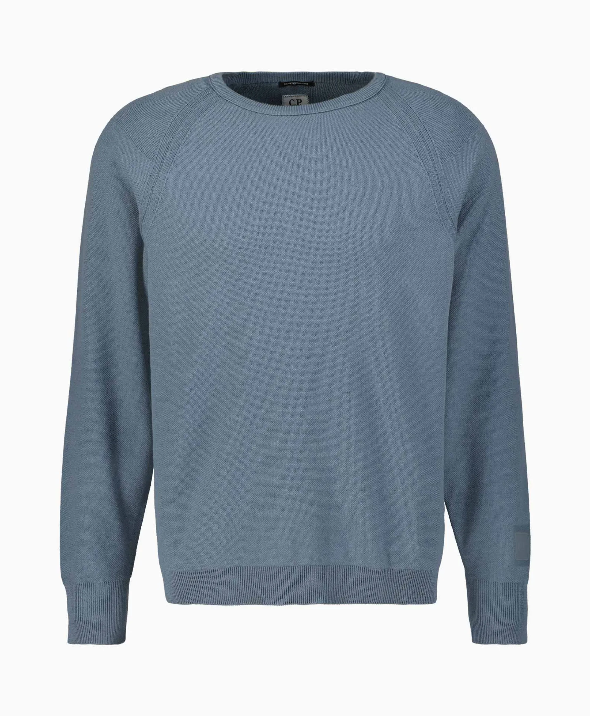 Cp Company Pullover Metropolis Cotton Stretch Blauw*Heren Truien