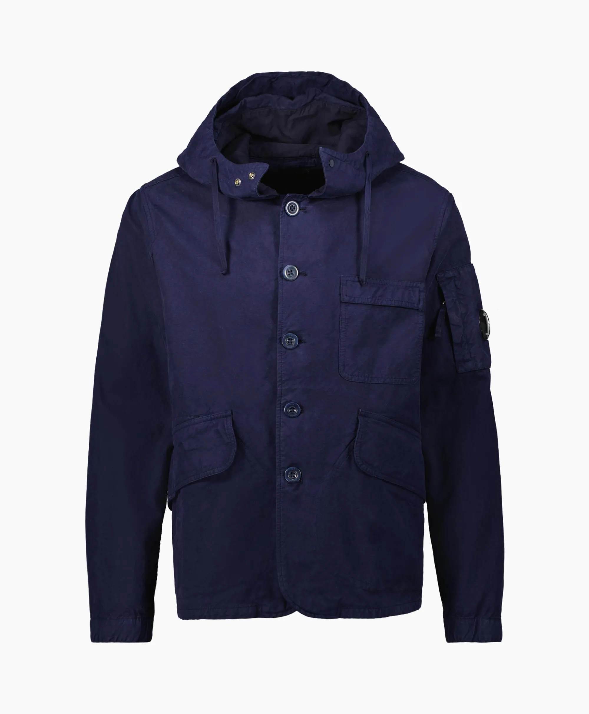 Cp Company Vest B Hooded Jacket Donker Blauw*Heren Jassen