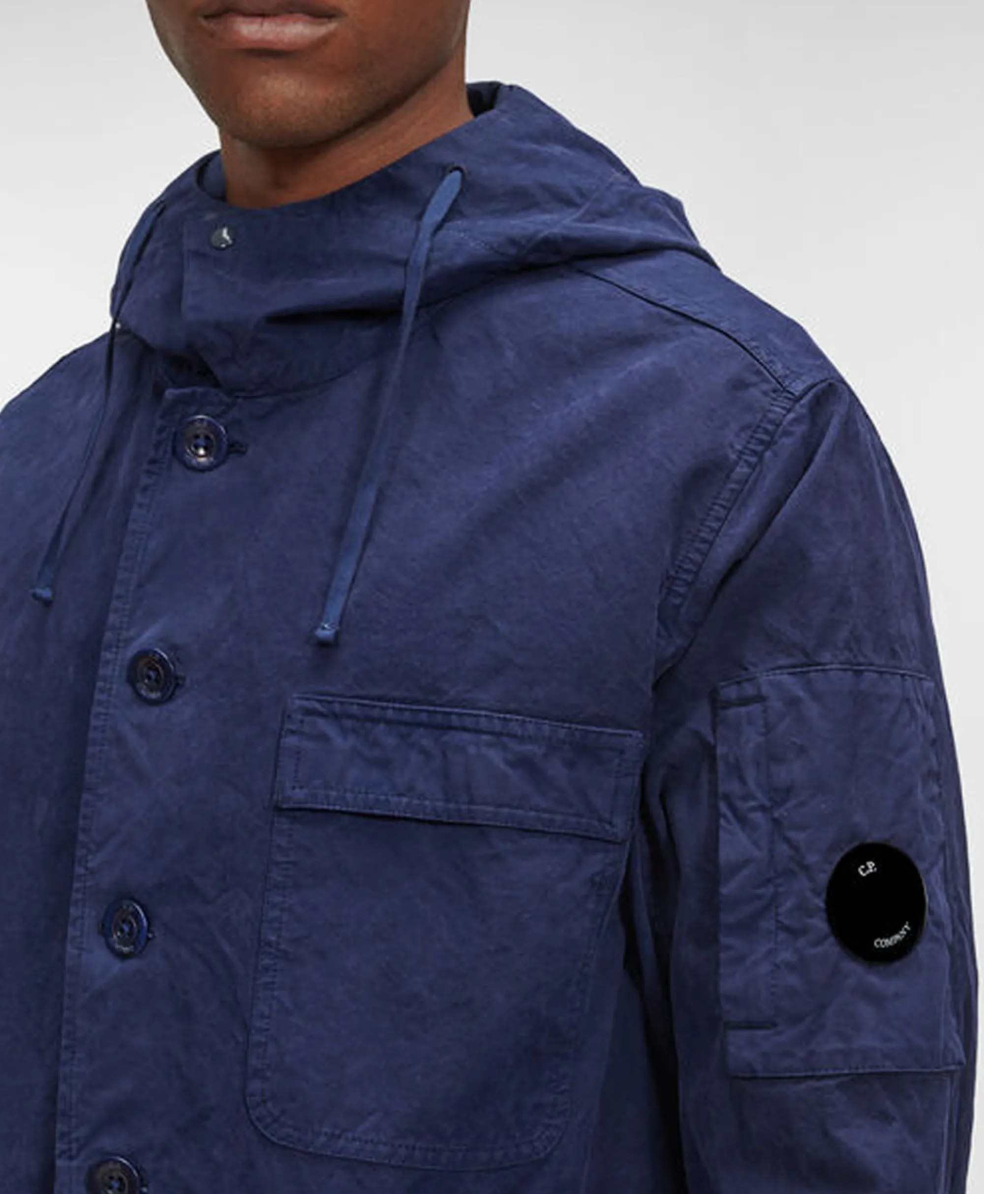 Cp Company Vest B Hooded Jacket Donker Blauw*Heren Jassen