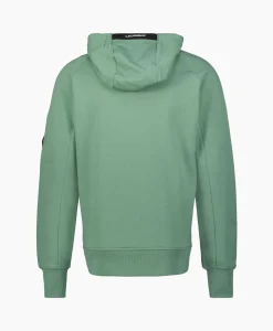 Cp Company Vest Diagonal Raised Fleece Zipped Groen*Heren Vesten