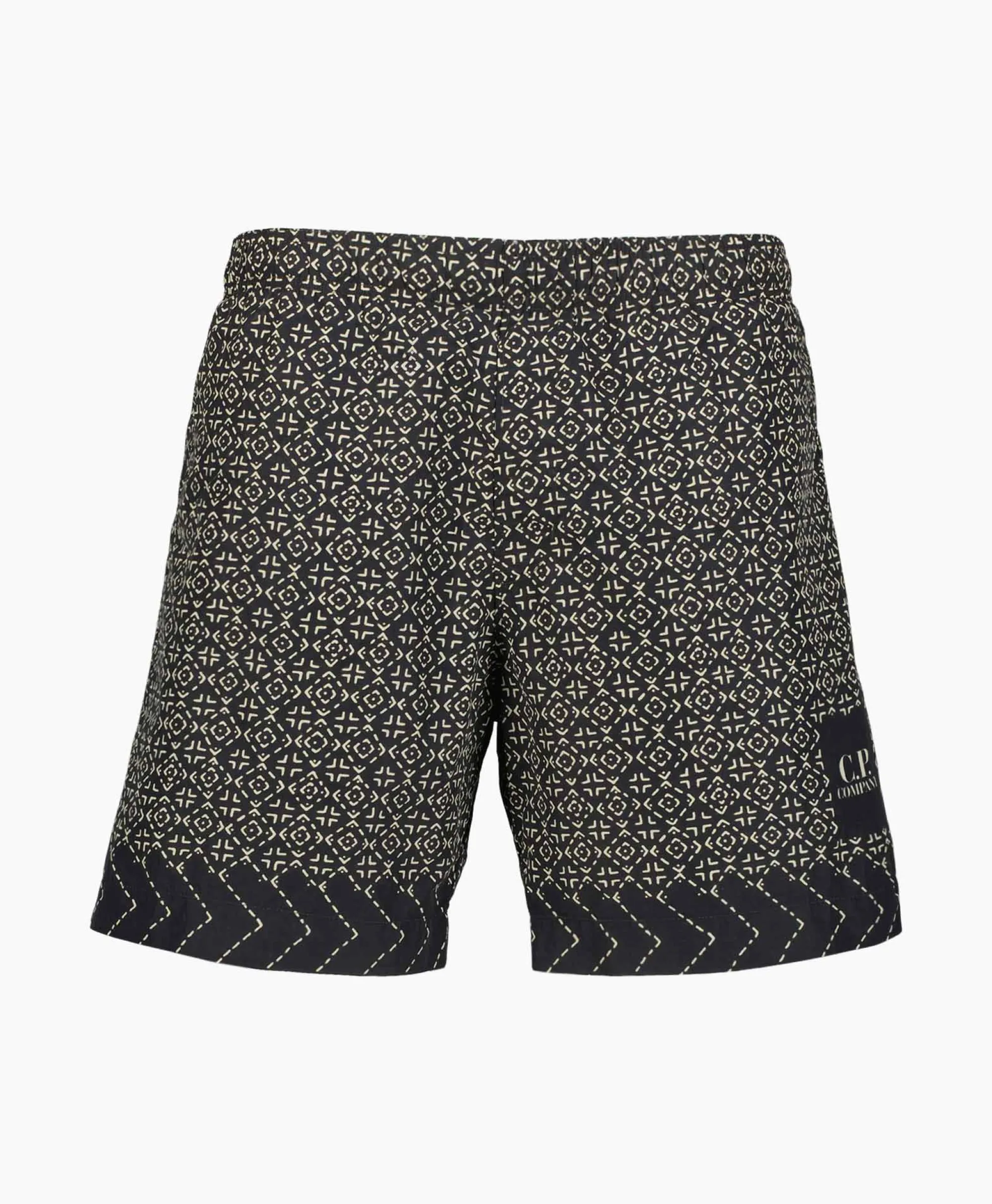 Cp Company Zwembroek Flatt Nylon Baja Zwart*Heren Zwembroeken