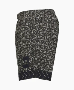 Cp Company Zwembroek Flatt Nylon Baja Zwart*Heren Zwembroeken