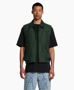 Daily Paper Bodywarmer Benji Groen*Heren Jassen