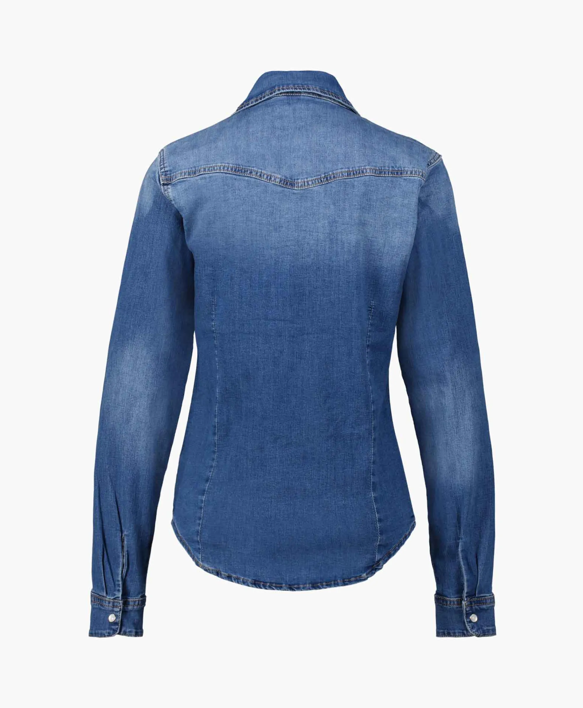 D'arc D'Arc Blouse Campo Blauw*Dames Blouses