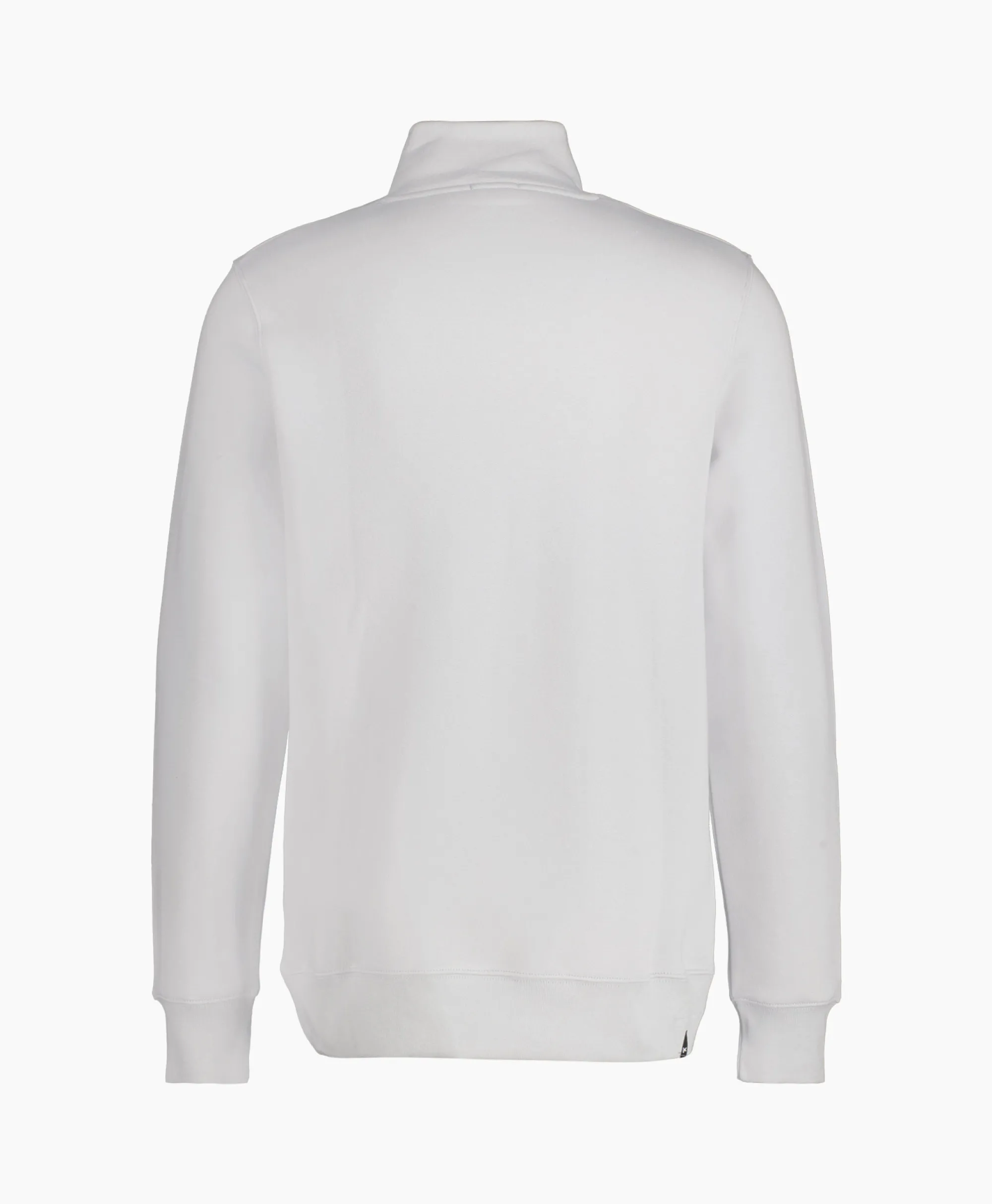 Denham Logan Half Zip Sweat Ss Beige*Heren Truien