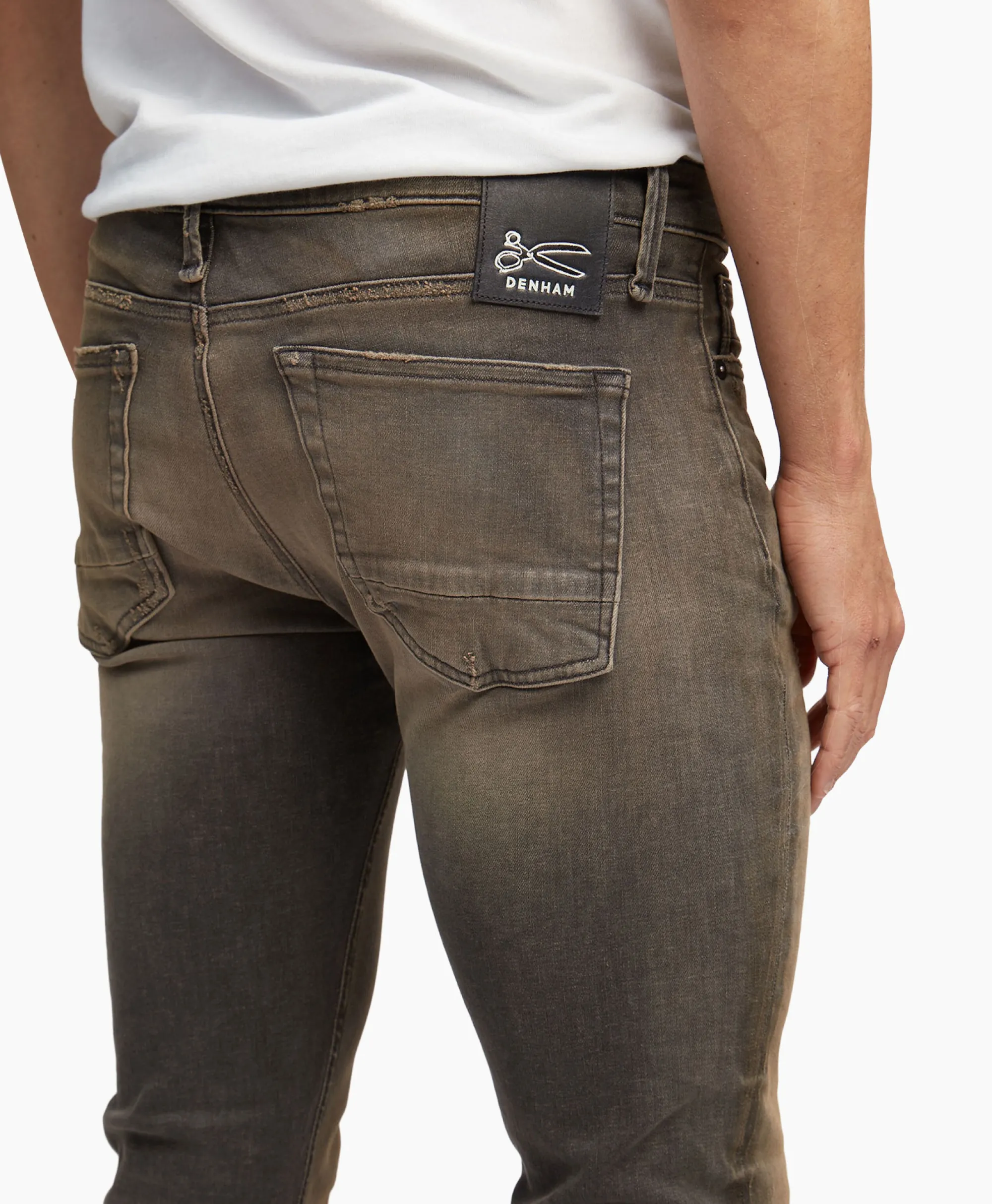 Denham Jeans Bolt Fmdg Grijs*Heren Broeken