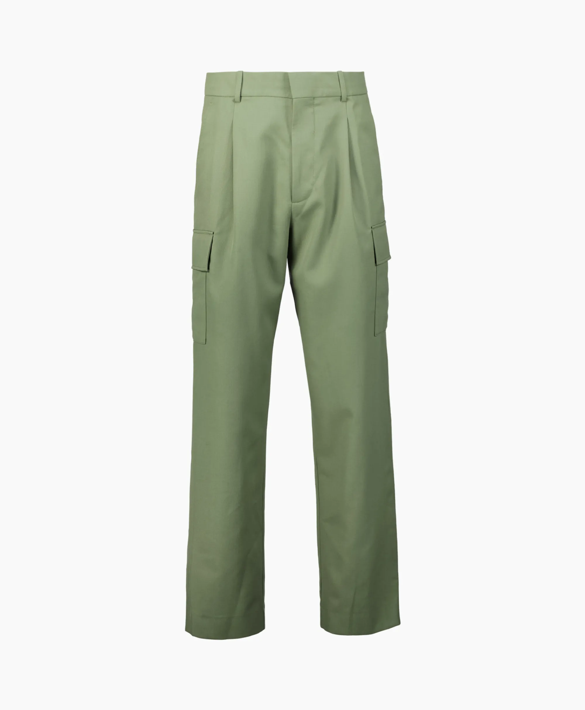 Drole De Monsieur Le Pantalon Crago Laine Groen*Heren Broeken