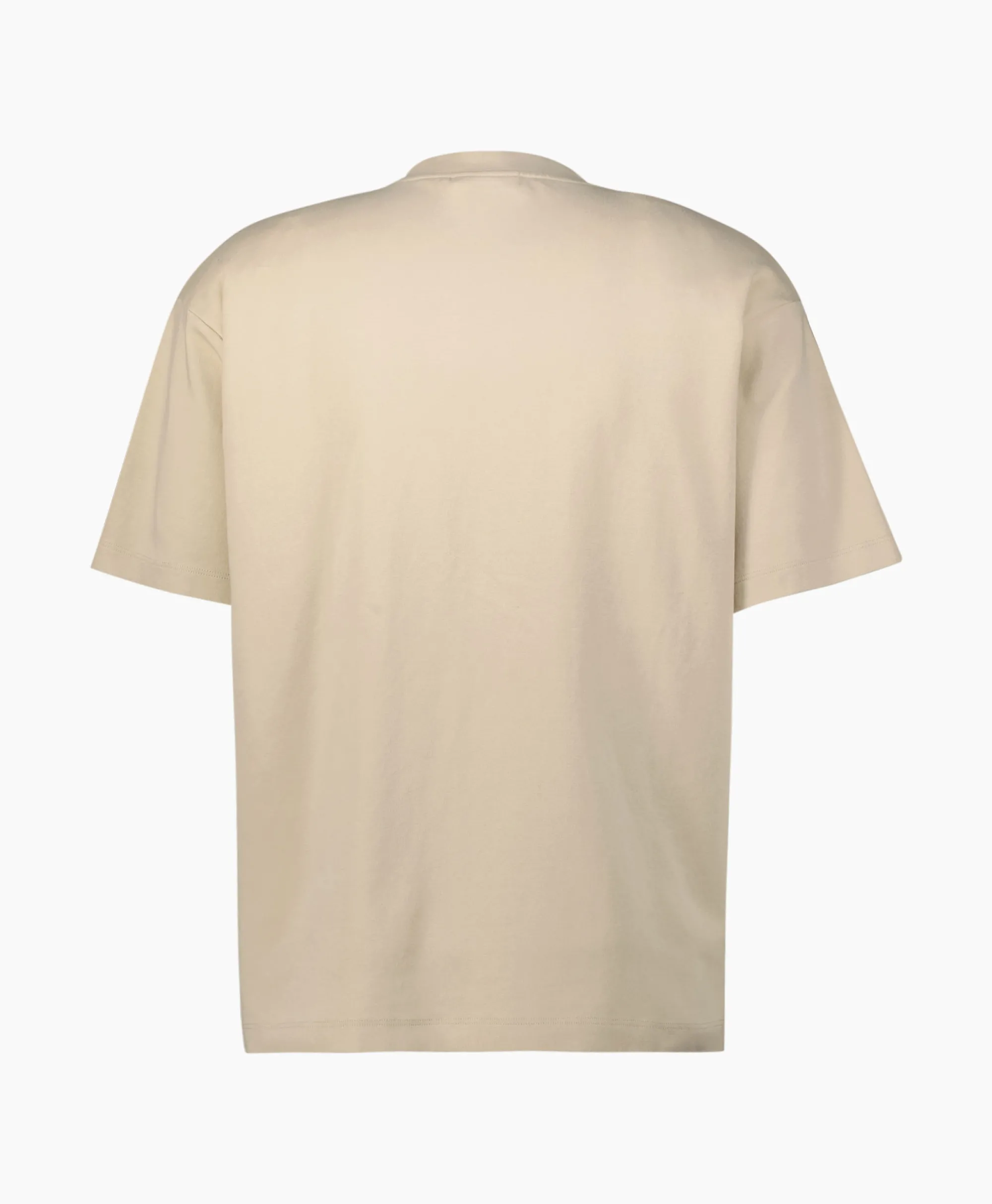 Drole De Monsieur Le T-Shirt Drole Tresse Taupe*Heren T-Shirts