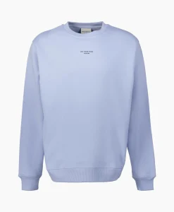 Drole De Monsieur Sweater Le Sweatshirt Slogan Licht Blauw*Heren Truien