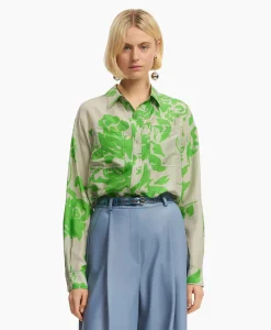 Essentiel Antwerp Blouse Forgetmenot Groen*Dames Blouses