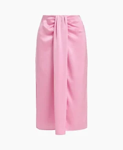 Essentiel Antwerp Midi Rok Fondue Pink*Dames Rokken