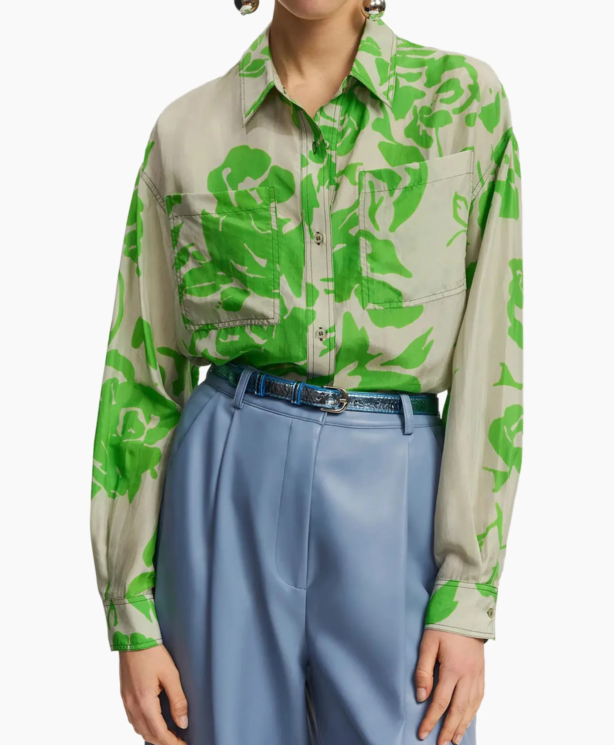 Essentiel Antwerp Riem Fredastair Blauw*Dames Riemen