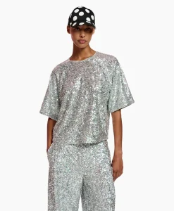 Essentiel Antwerp Top Ferras Zilver*Dames T-Shirts & Tops