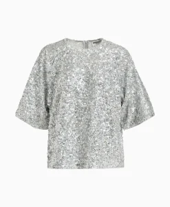 Essentiel Antwerp Top Ferras Zilver*Dames T-Shirts & Tops
