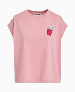 Essentiel Antwerp T-Shirt Korte Mouw Faustina Rood*Dames T-Shirts & Tops