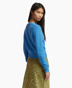 Essentiel Antwerp Vest Farah Blauw*Dames Vesten