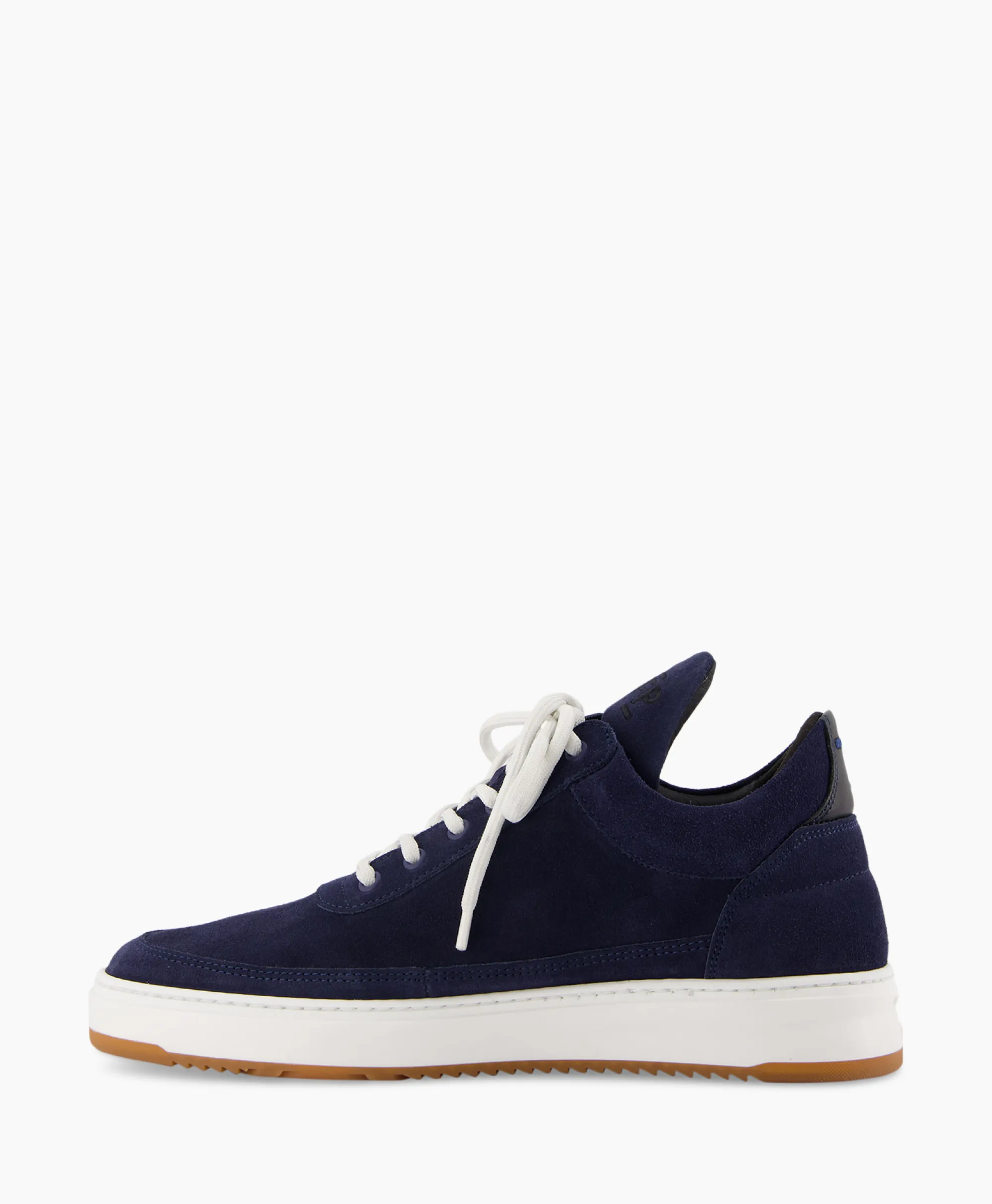 Filling Pieces Sneaker Low Top Suede Donker Blauw*Heren Sneakers