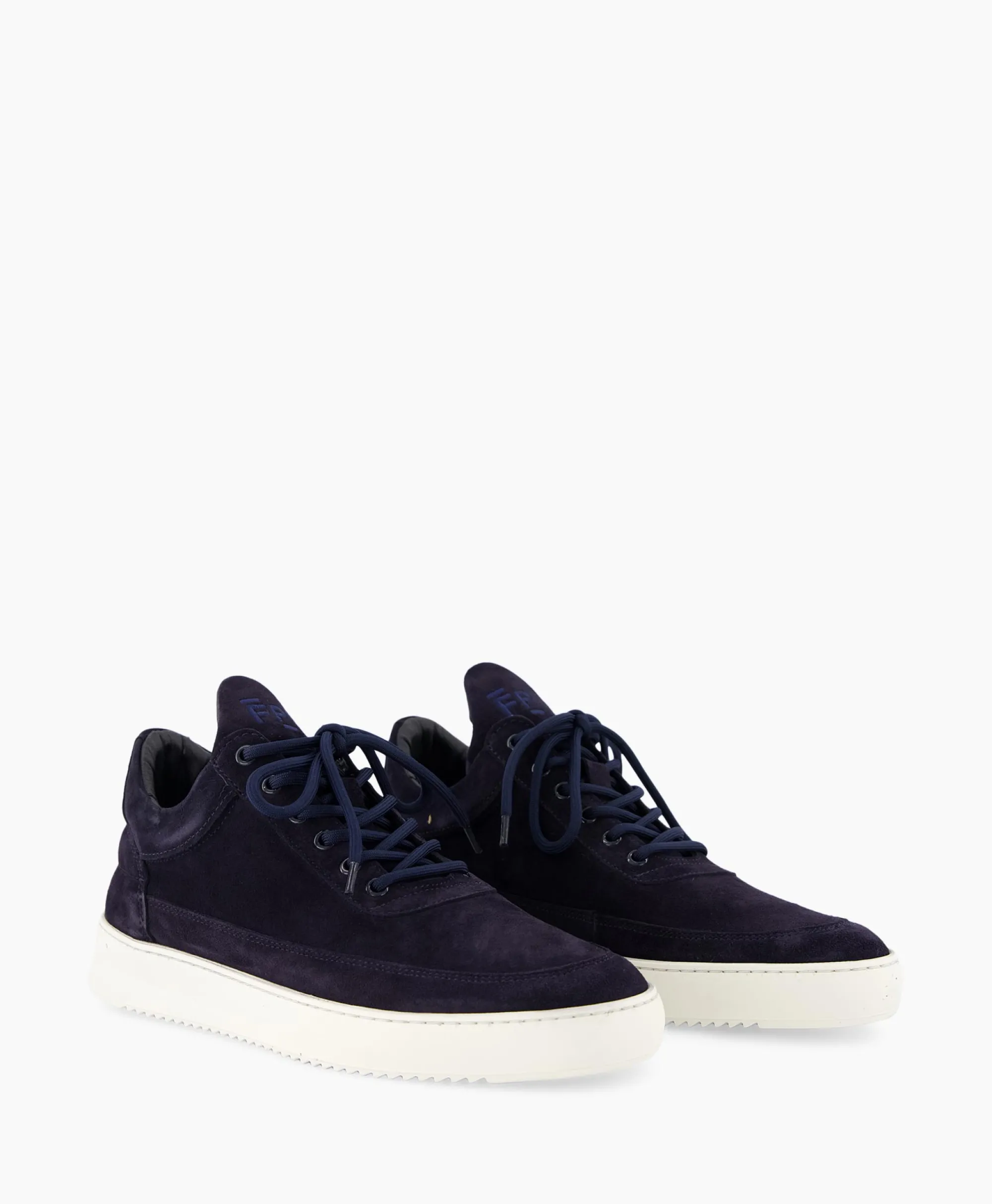 Filling Pieces Sneaker Low Top Suede Navy Donker Blauw*Heren Sneakers