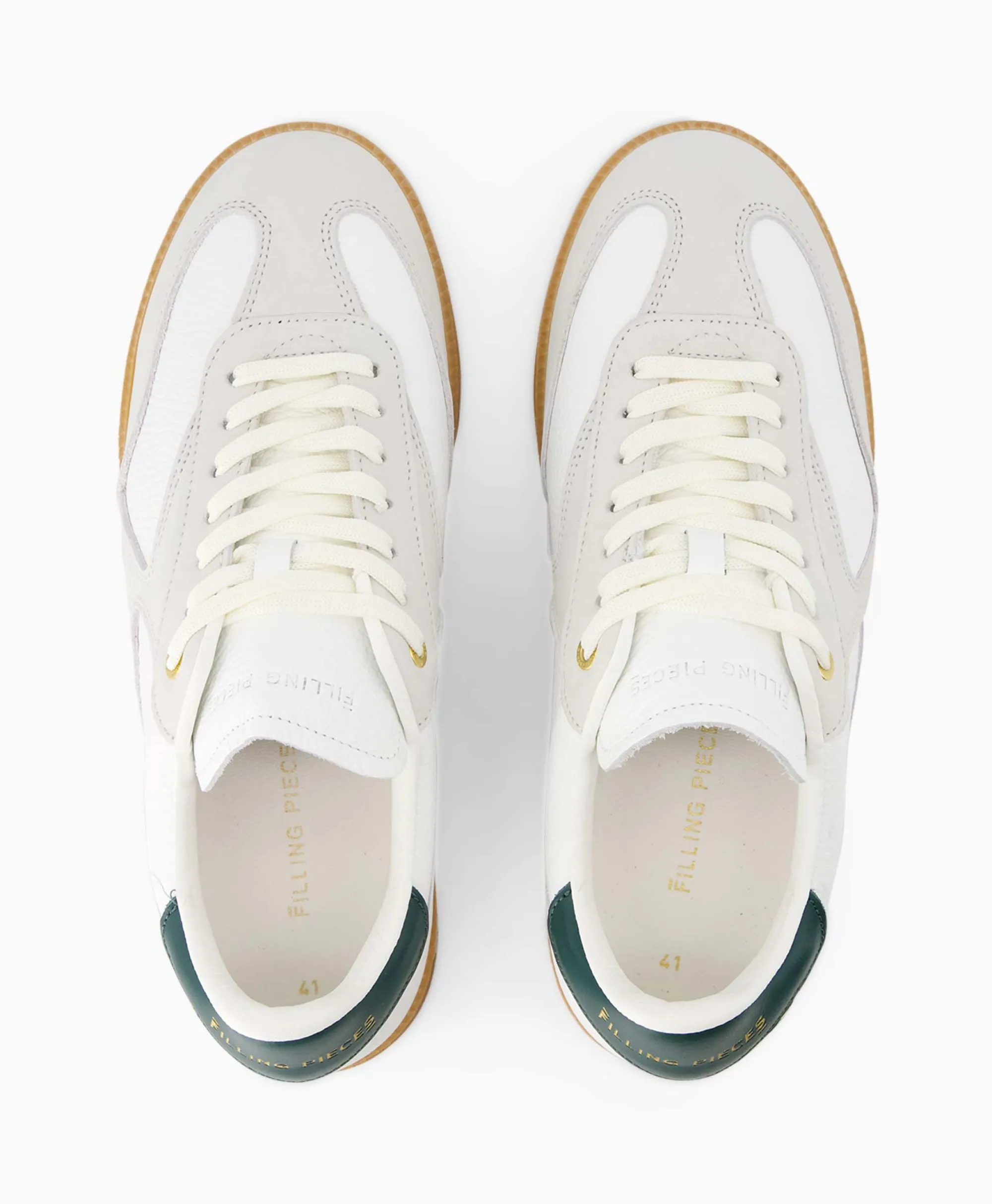 Filling Pieces Sneaker Sprinter Dice Wit*Heren Sneakers